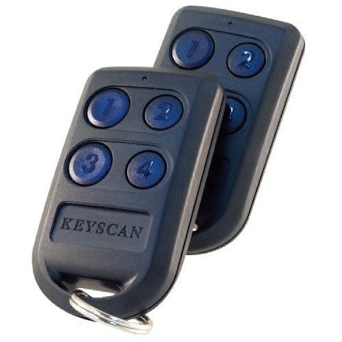 KEYSCAN-style garage remote shown as a compatibility example